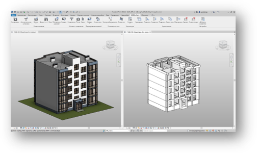 Копирование стен из Архитектурной модели