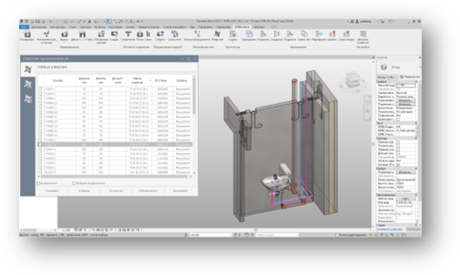 Размещение отверстий под инженерные коммуникации