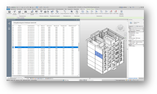 Формирование и обновление стеновых панелей